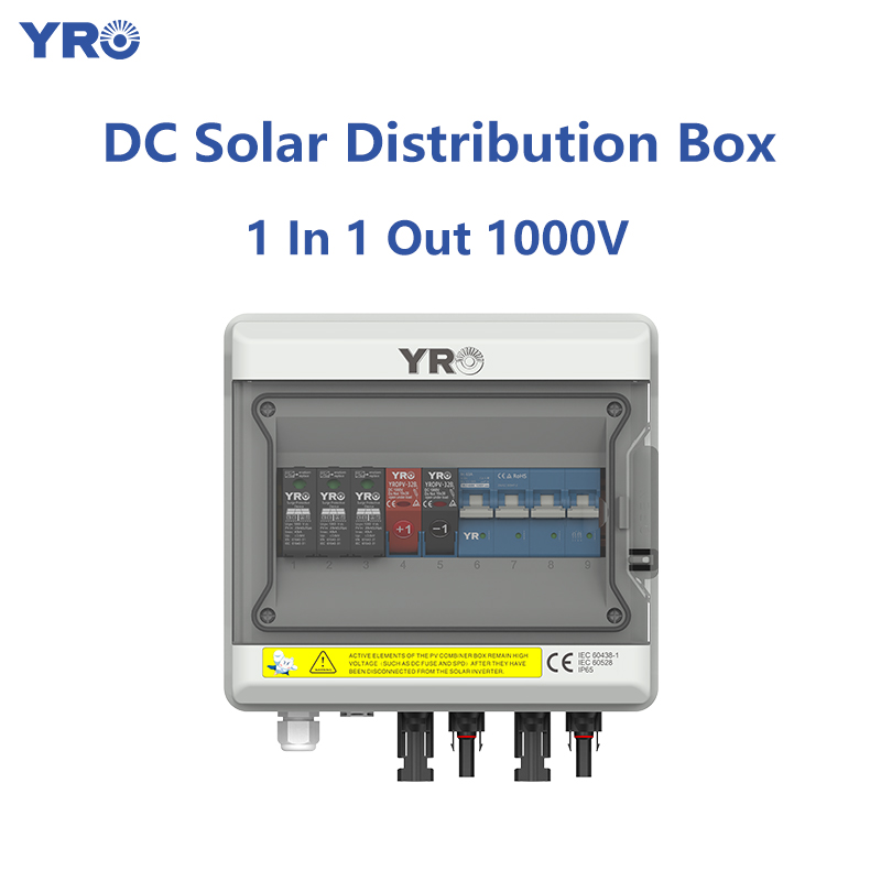 1 dari 1 keluar kotak pengedaran solar 1000V DC