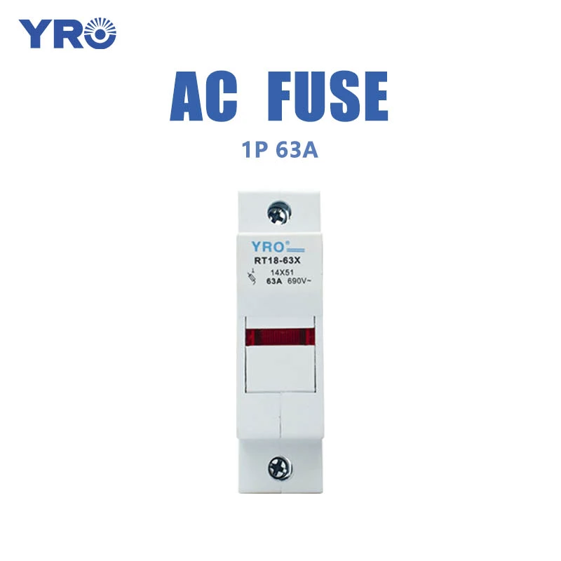 1p 63a tembaga dengan fius ac retardant api