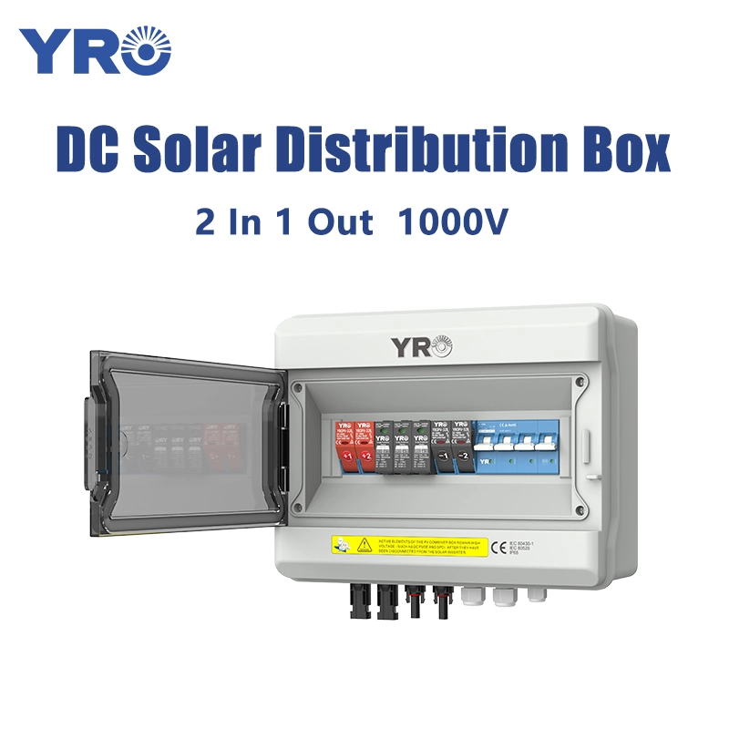 2 dalam 1 keluar kotak pengedaran solar 1000V DC