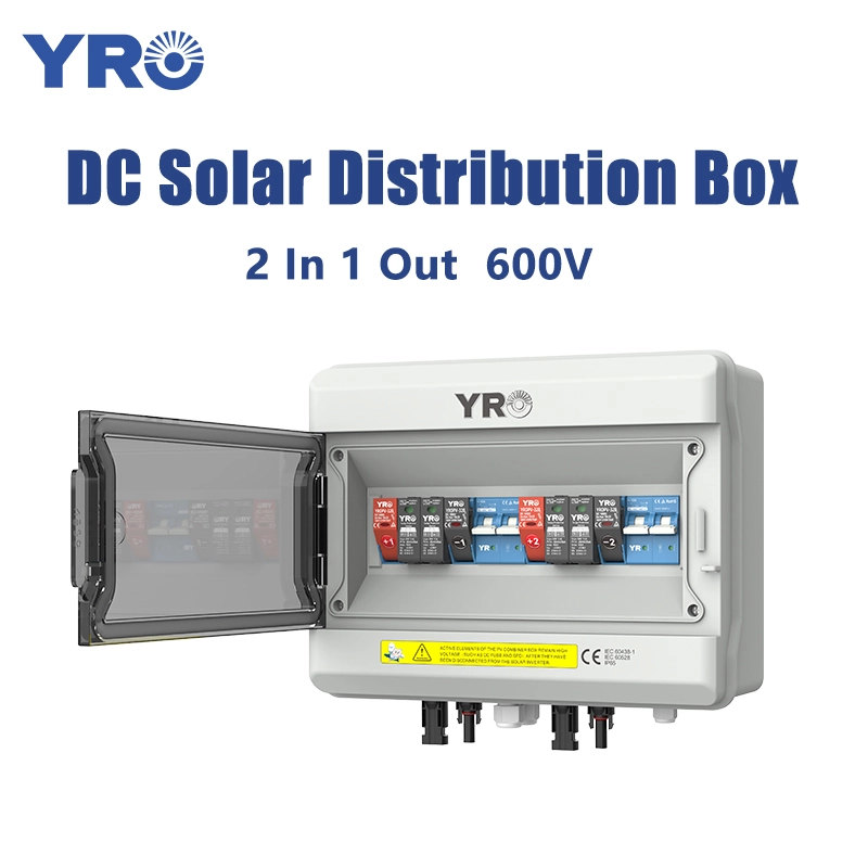 2 dalam 1 kotak pengedaran solar 600V