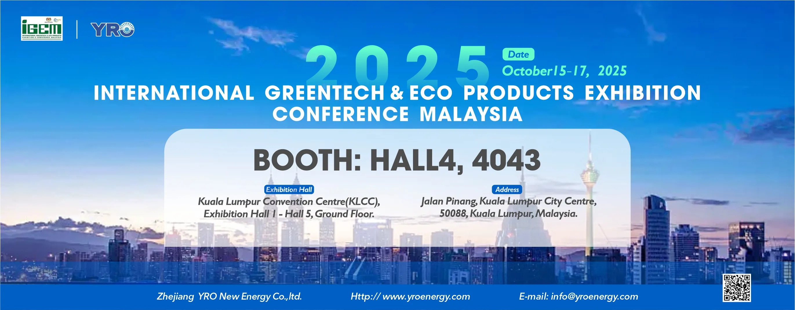 Bertemu di pameran di Malaysia pada 15 Oktober