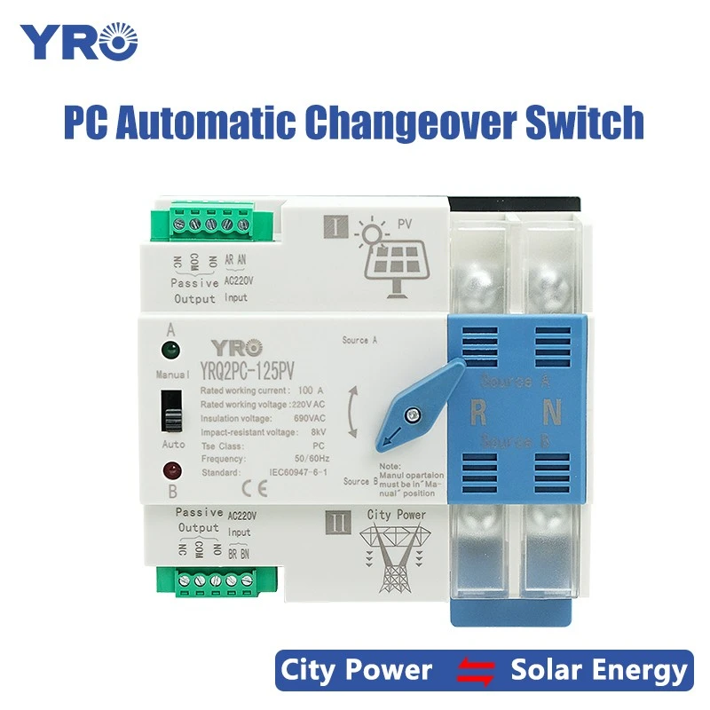 2p 125A 220V Inverter Jenis PC Solar PC