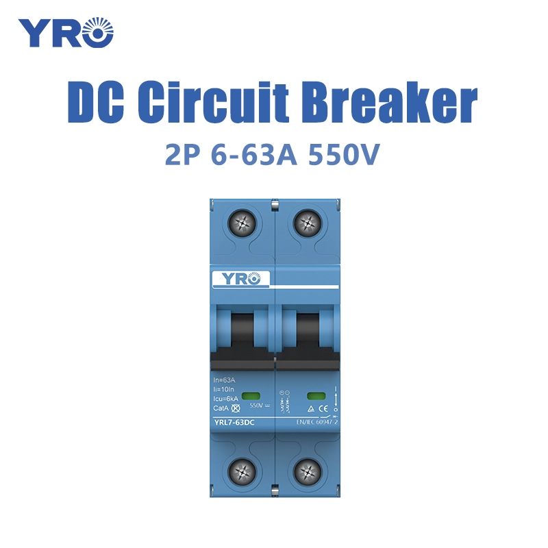2p 6-63a 550v DC Circuit Breaker