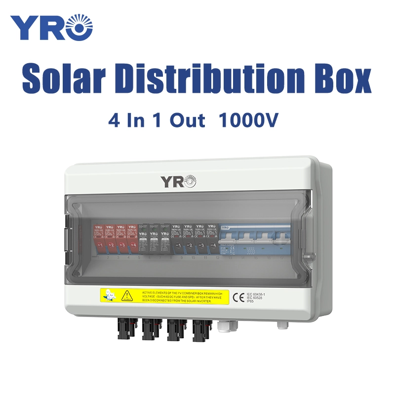4 dalam 1 kotak pengedaran solar 1000V DC