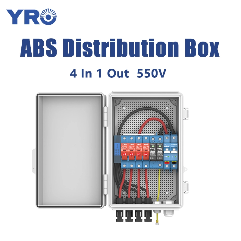 4 dalam 1 kotak pengedaran 550V DC ABS