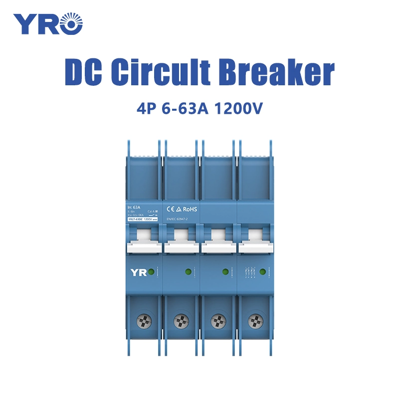 4p 6-63a 1200v DC Circuit Breaker