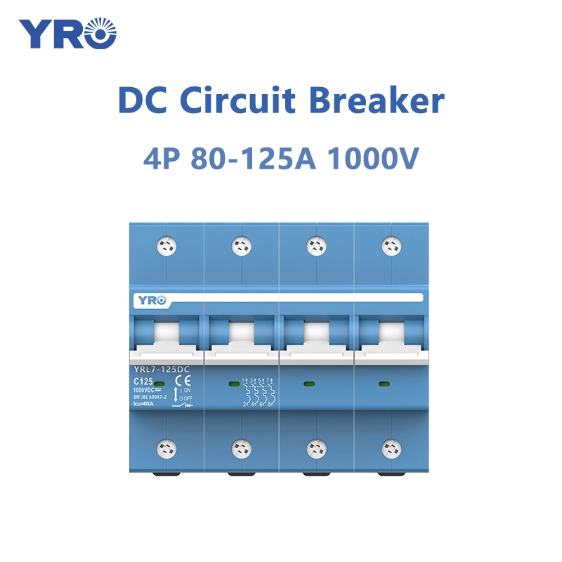 4p 80-125a 1000v DC Circuit Breaker